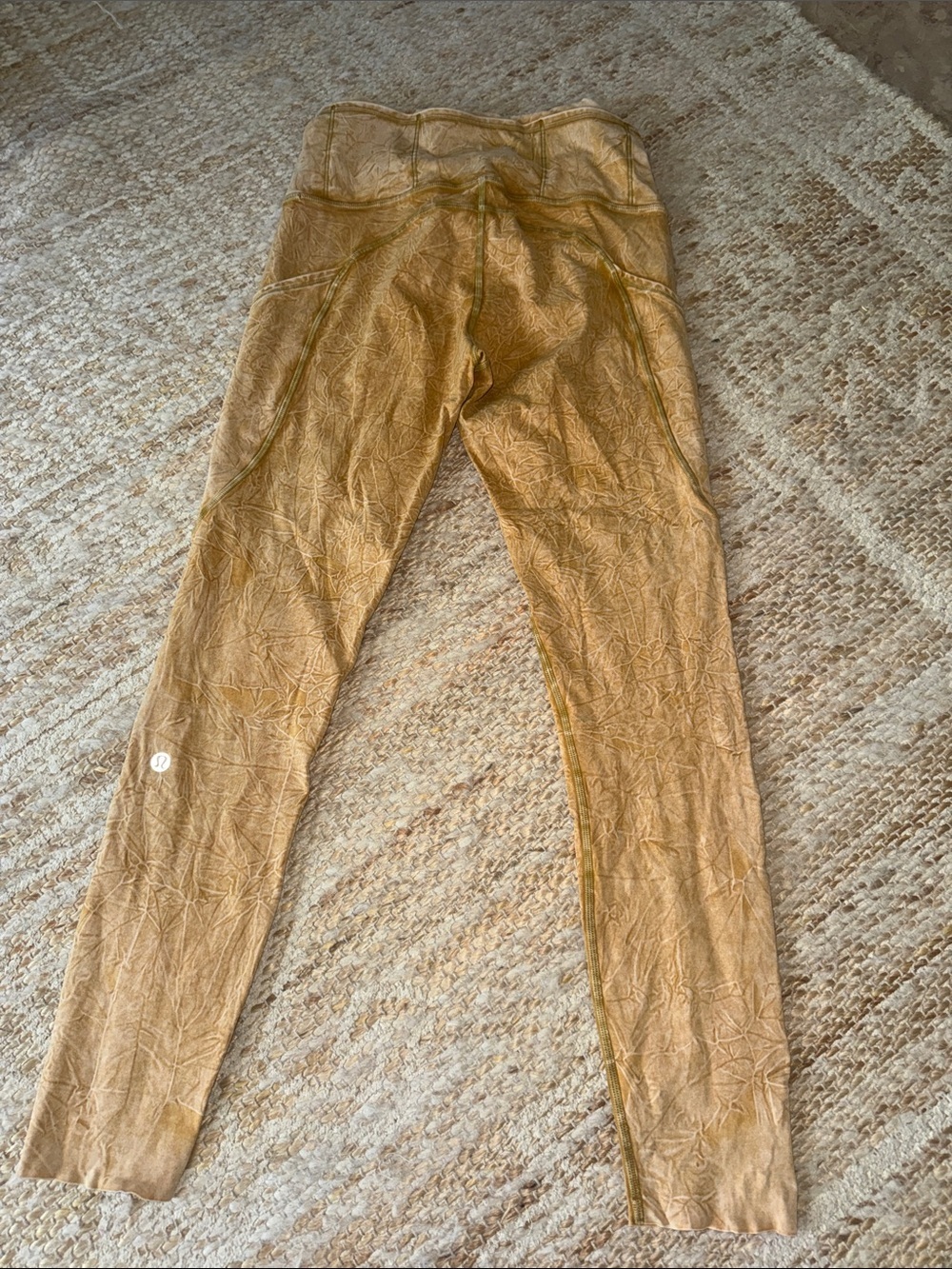 lululemon athletica Gold Patterned Leggings - Picture 3 of 6